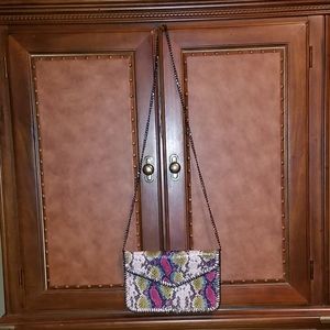 NWOT Bam Republic snake chain bag